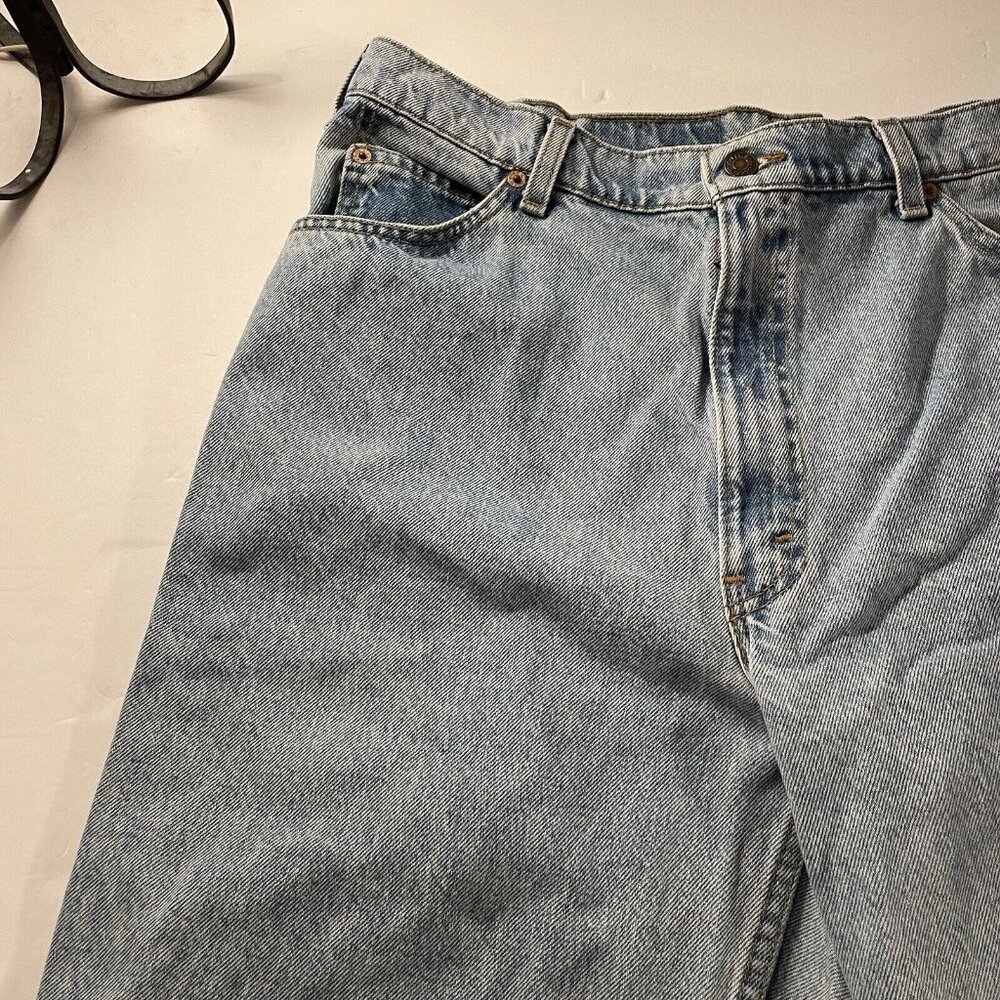 VINTAGE Levis Jeans Men 38x30 Blue 560 Loose Tapered 1990s 90s Orange Tab Grunge - Picture 6 of 16